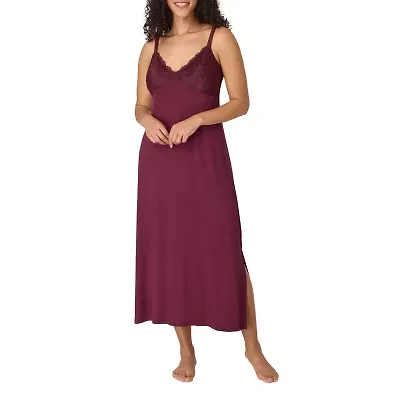 Bali Womens Satin V Neck 1 Pair Nightgown