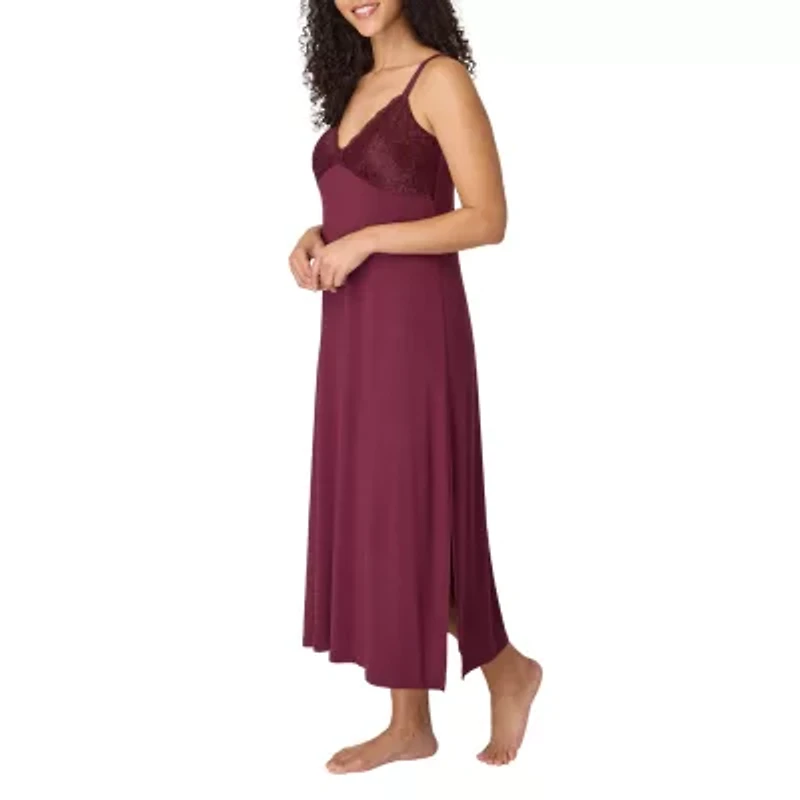 Bali Womens Satin V Neck 1 Pair Nightgown