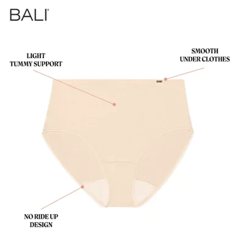 Bali Cotton Womens 3 Pack Brief Panty Dfleb3