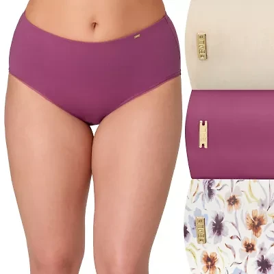 Bali Cotton Womens 3 Pack Brief Panty Dfleb3