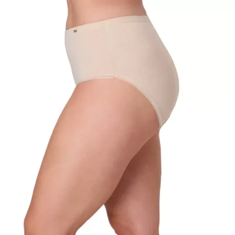 Bali® Cotton Light Tummy Support Moisture Wicking Brief Panties Underwear DFLEBF