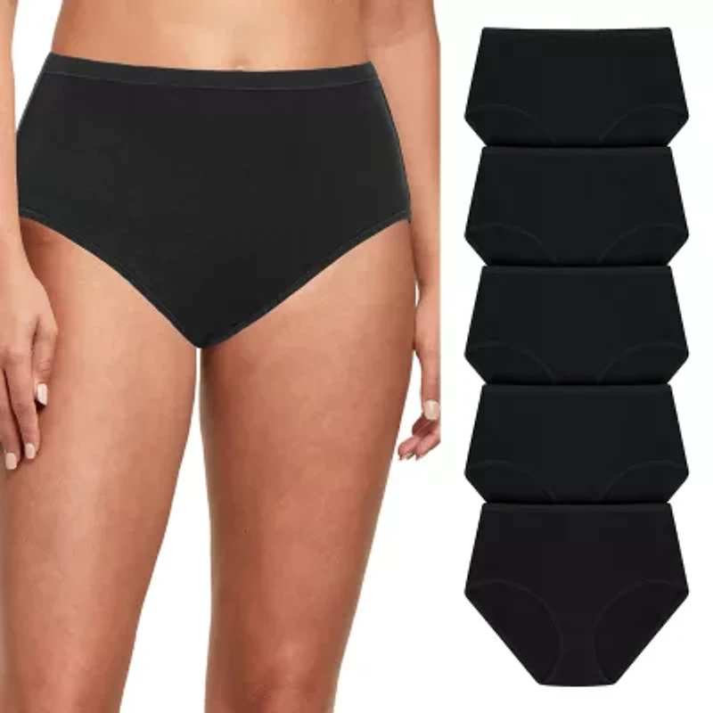 Hanes Ultimate® 5-Pack  ComfortSoft Brief Panties Underwear 40W5CS