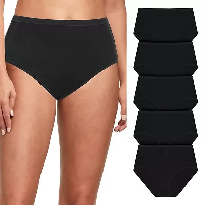 Hanes Ultimate® 5-Pack  ComfortSoft Brief Panties Underwear 40W5CS