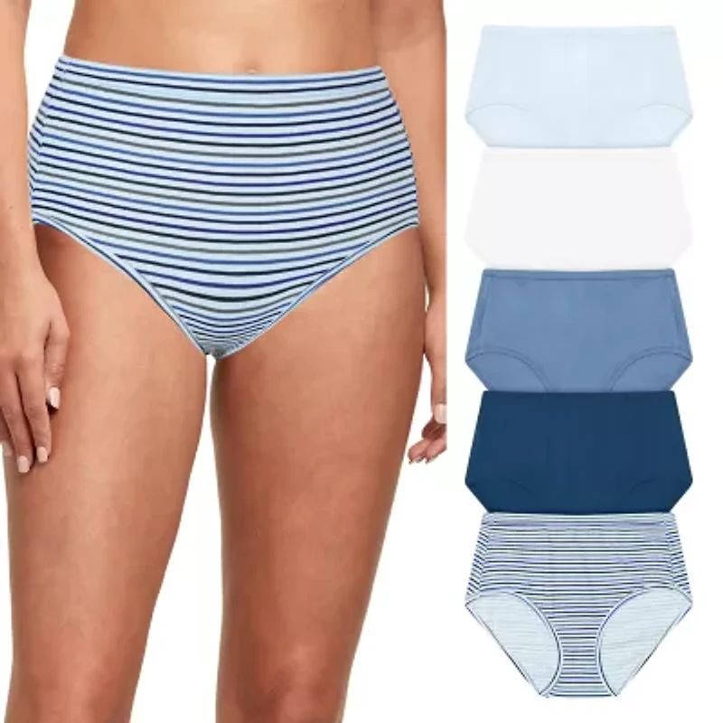 Hanes Ultimate® 5-Pack ComfortSoft Brief Panties Underwear 40W5CS
