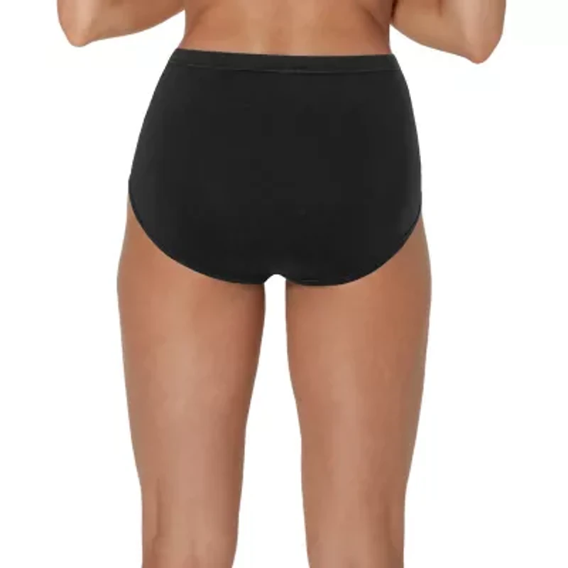 Hanes Ultimate® 5-Pack Pure Comfort High Cut Briefs Panties Underwear 43W5CS