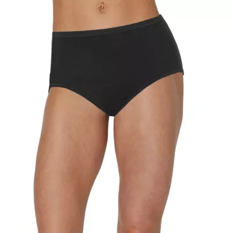 Hanes Ultimate® 5-Pack Pure Comfort High Cut Briefs Panties Underwear 43W5CS