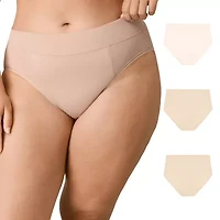 Playtex® Cotton Stretch 3-Pack Cool Comfort Tummy Control High Cut Briefs Underwear USCSHC