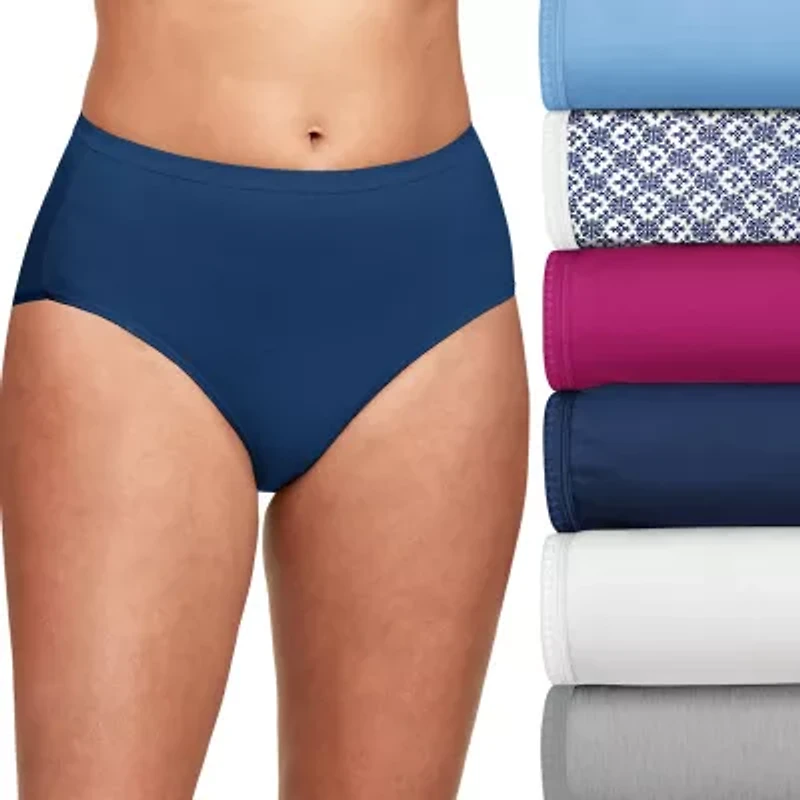 Hanes Ultimate® 6-Pack Breathable Cotton Brief Underwear 40H6CC