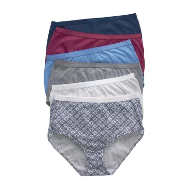 Hanes Ultimate® 6-Pack Breathable Cotton Brief Underwear 40H6CC
