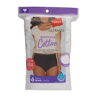 Hanes Ultimate® 6-Pack Breathable Cotton Brief Underwear 40H6CC