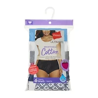 Hanes Ultimate® 6-Pack Breathable Cotton Brief Underwear 40H6CC