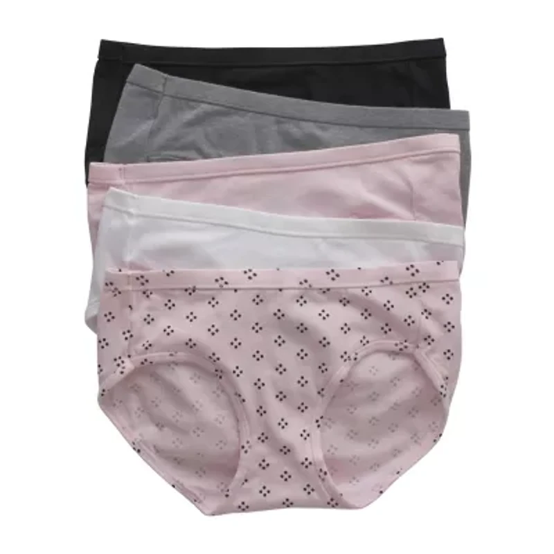 Hanes Ultimate® ComfortSoft Stretch 5-Pack Hipster Underwear 41W5CS