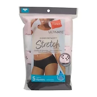 Hanes Ultimate® ComfortSoft Stretch 5-Pack Hipster Underwear 41W5CS