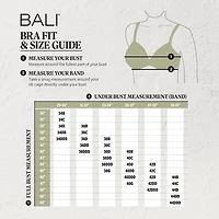 Bali® Cotton Collection Underwire Bra DF8131