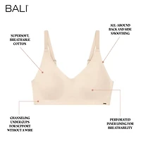 Bali® Cotton Collection Wireless Bra DF8130