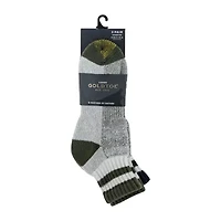 Gold Toe Retro Lounge Mens Multi-Pack 2 Pair Quarter Ankle Socks