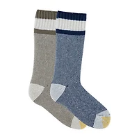 Gold Toe Retro Lounge Mens 2 Pair Crew Socks