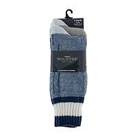 Gold Toe Retro Lounge Mens 2 Pair Crew Socks