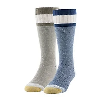 Gold Toe Retro Lounge Mens 2 Pair Crew Socks