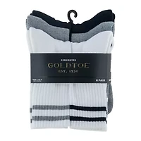 Gold Toe Kensington Short Mens 6 Pair Crew Socks