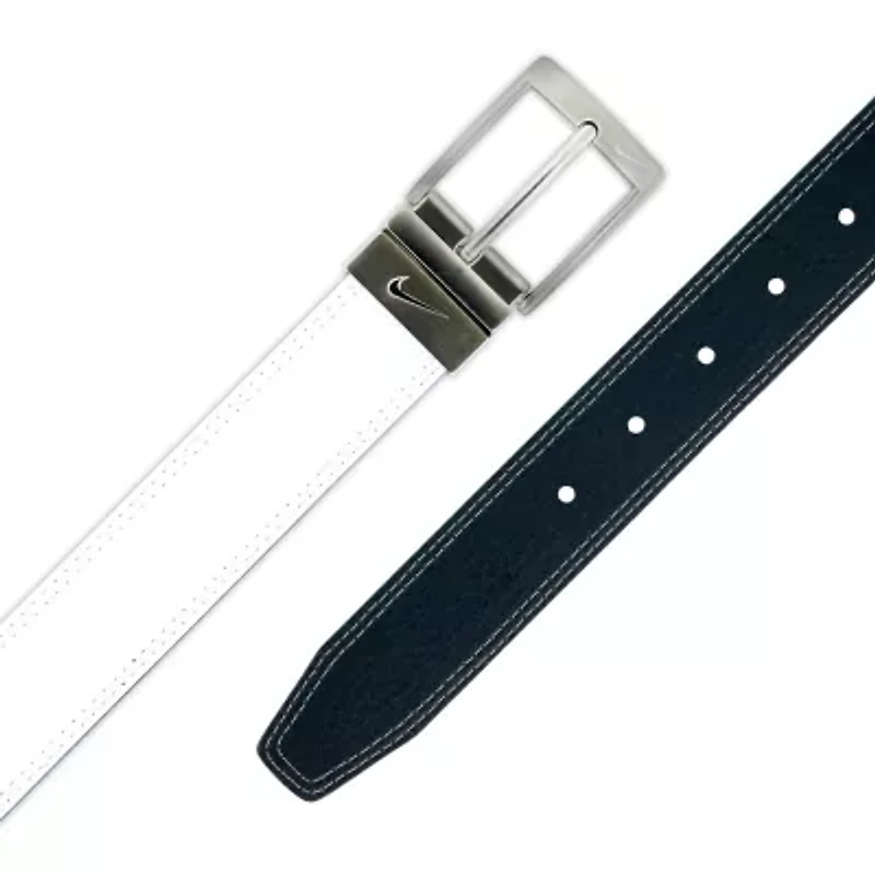Nike Mens Double Row Stitch Reversible Belt