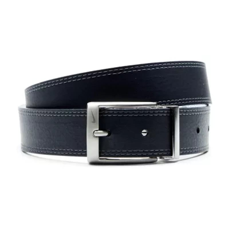 Nike Mens Double Row Stitch Reversible Belt