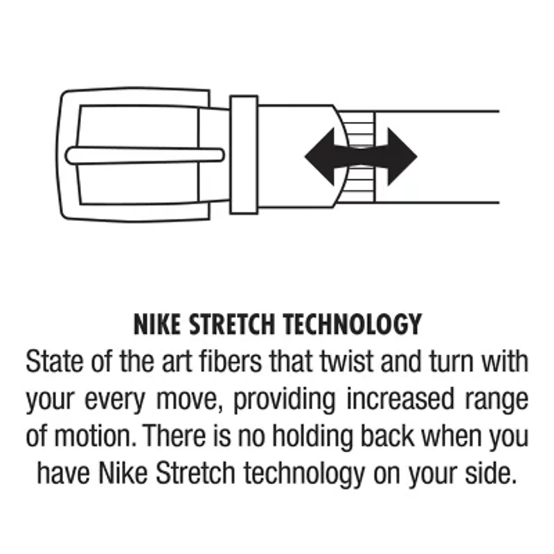 Nike Mens Heathered Reversible Stretch Web Belt