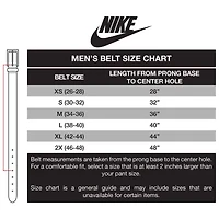 Nike Carbon Fiber Texture Reversible Mens Belt