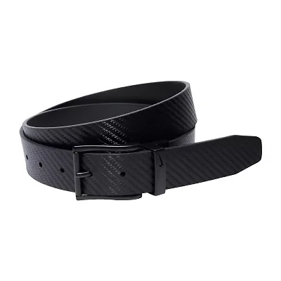 Nike Carbon Fiber Texture Reversible Mens Belt
