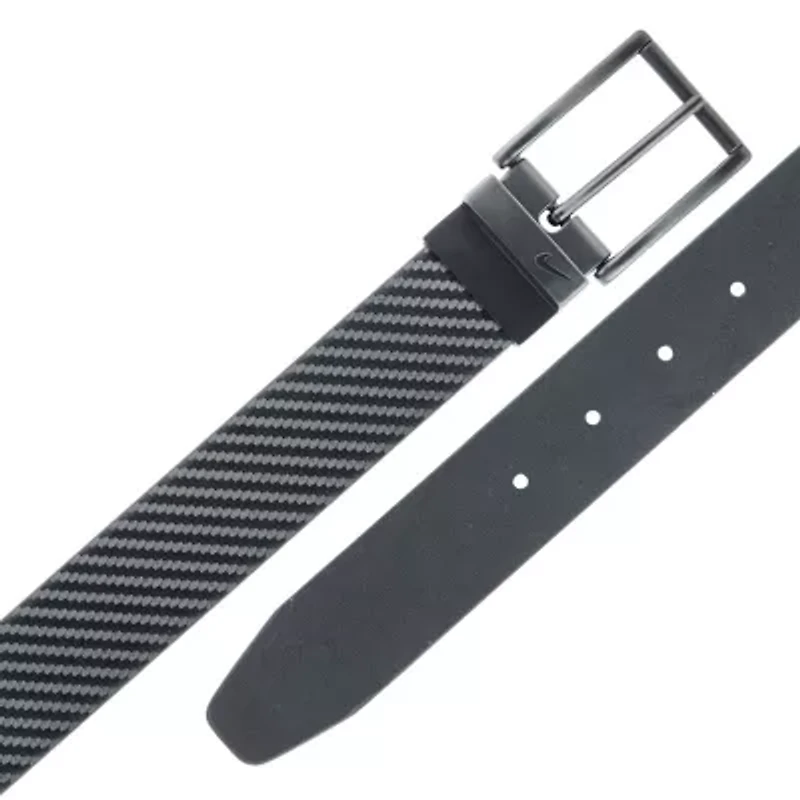 Nike Carbon Fiber Texture Reversible Mens Belt