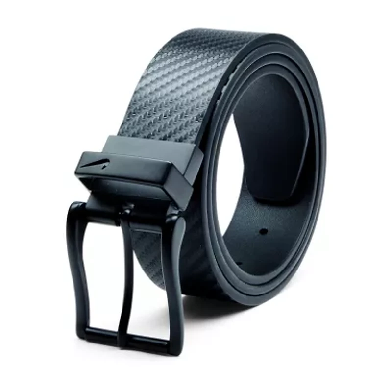 Nike Carbon Fiber Texture Reversible Mens Belt