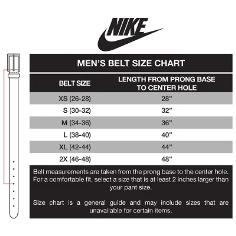 Nike Mens Stretch Woven Belt