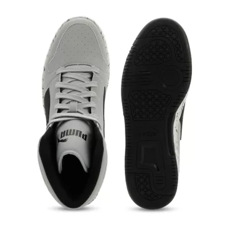 PUMA Rebound Layup Nubuck Marble 2 Mens Basketball Shoes