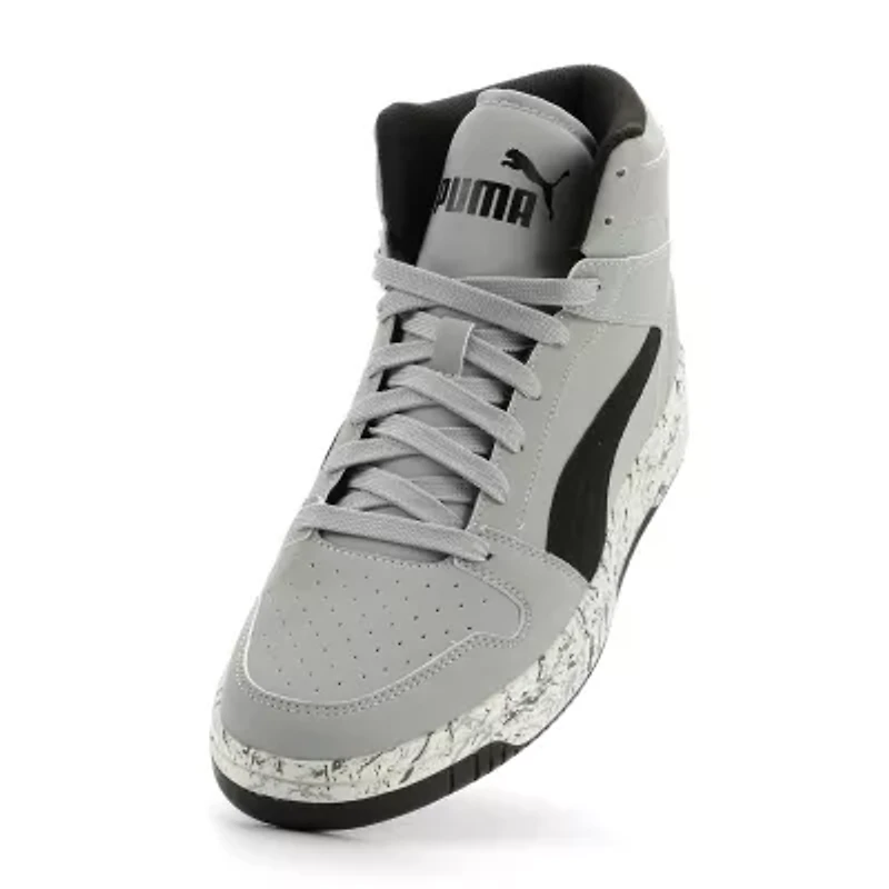 PUMA Rebound Layup Nubuck Marble 2 Mens Basketball Shoes
