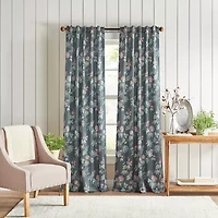 Martha Stewart Ms Norah Back Tab Room Darkening Set of 2 Curtain Panel
