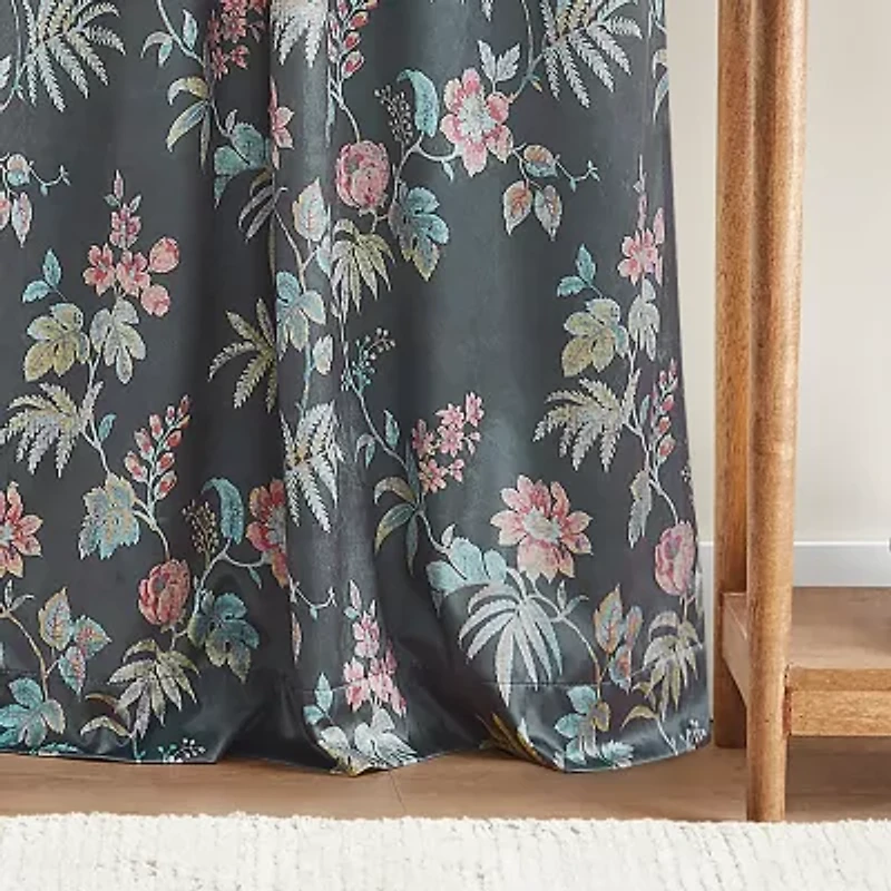 Martha Stewart Ms Norah Back Tab Room Darkening Set of 2 Curtain Panel