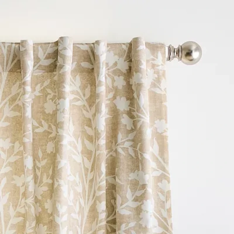 Martha Stewart Amelia Back Tab Blackout Set of 2 Curtain Panel