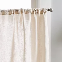 CHF 100% Linen 2-pc. Rod Pocket Window Tier