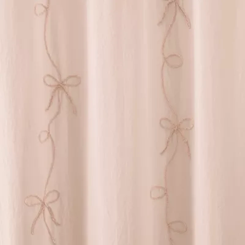 Peri Home Sasha Bows Shower Curtain