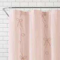 Peri Home Sasha Bows Shower Curtain