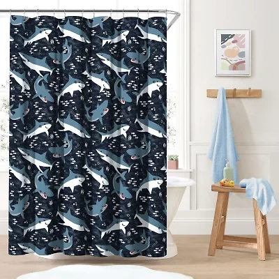 Peri Home Sharks Shower Curtain