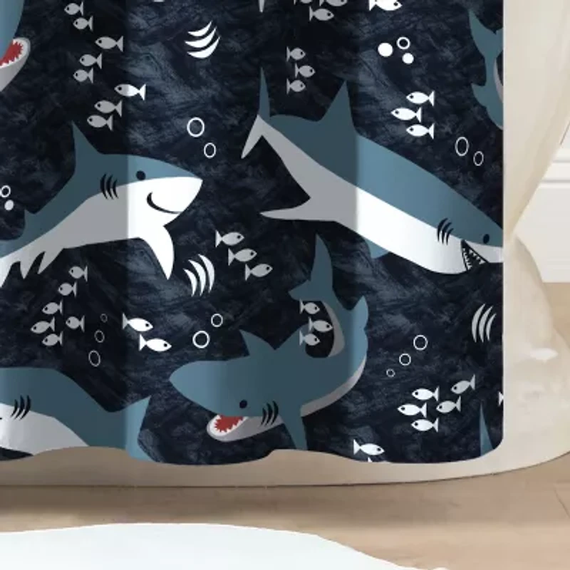 Peri Home Sharks Shower Curtain