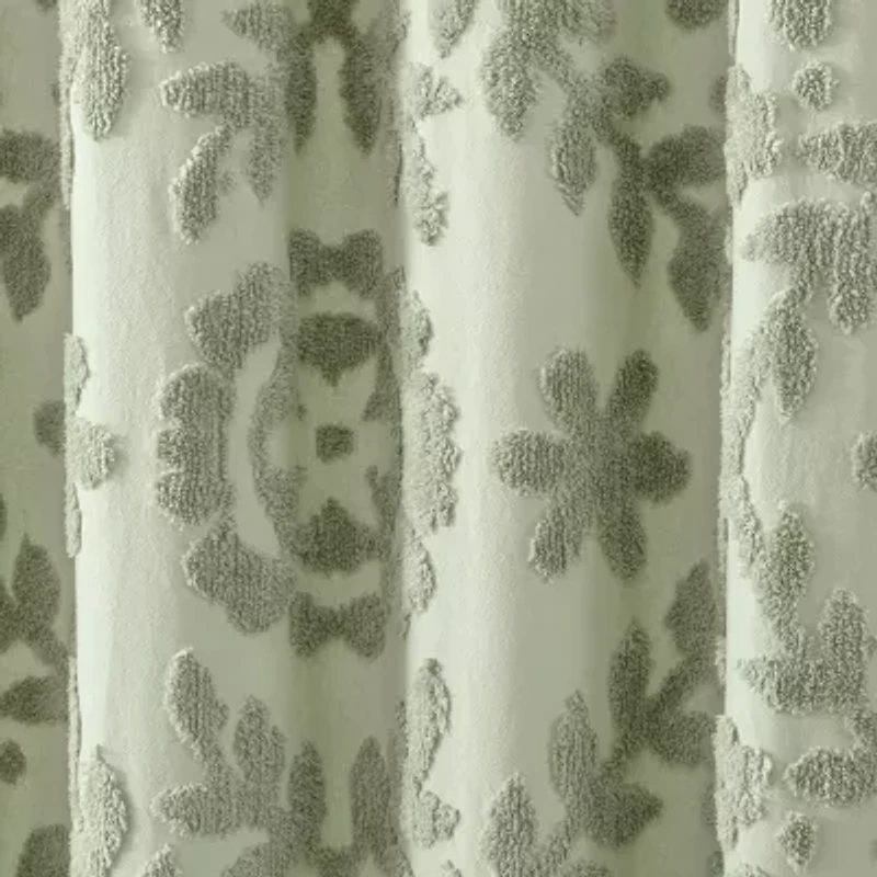 Peri Home Chenille Laurel Shower Curtain