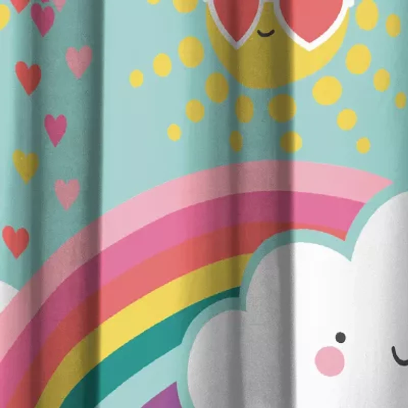 Peri Home Rainbow Flare Shower Curtain