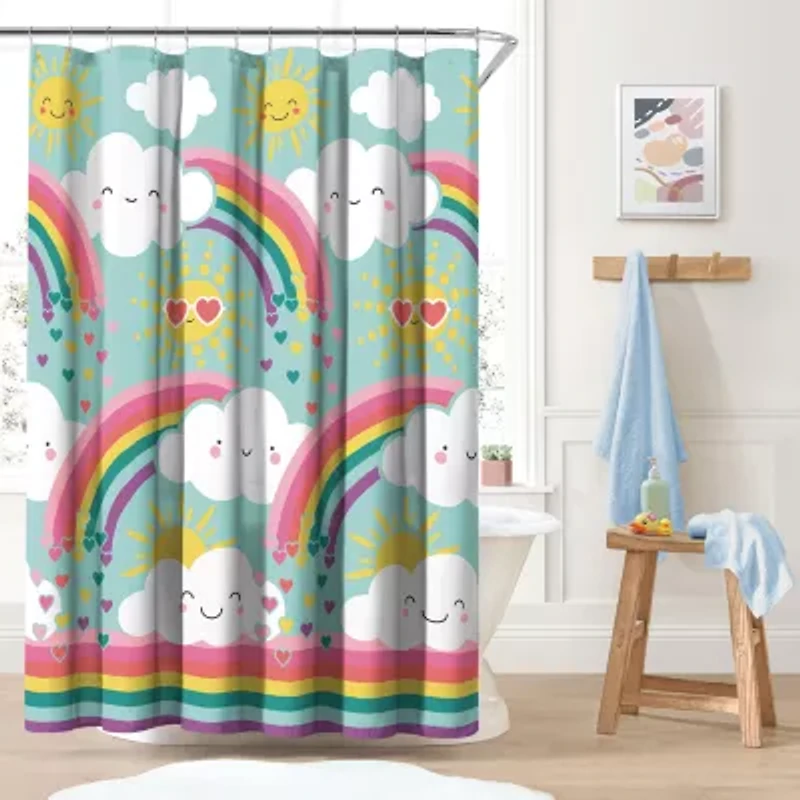 Peri Home Rainbow Flare Shower Curtain