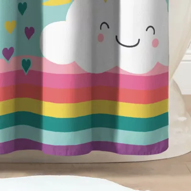 Peri Home Rainbow Flare Shower Curtain
