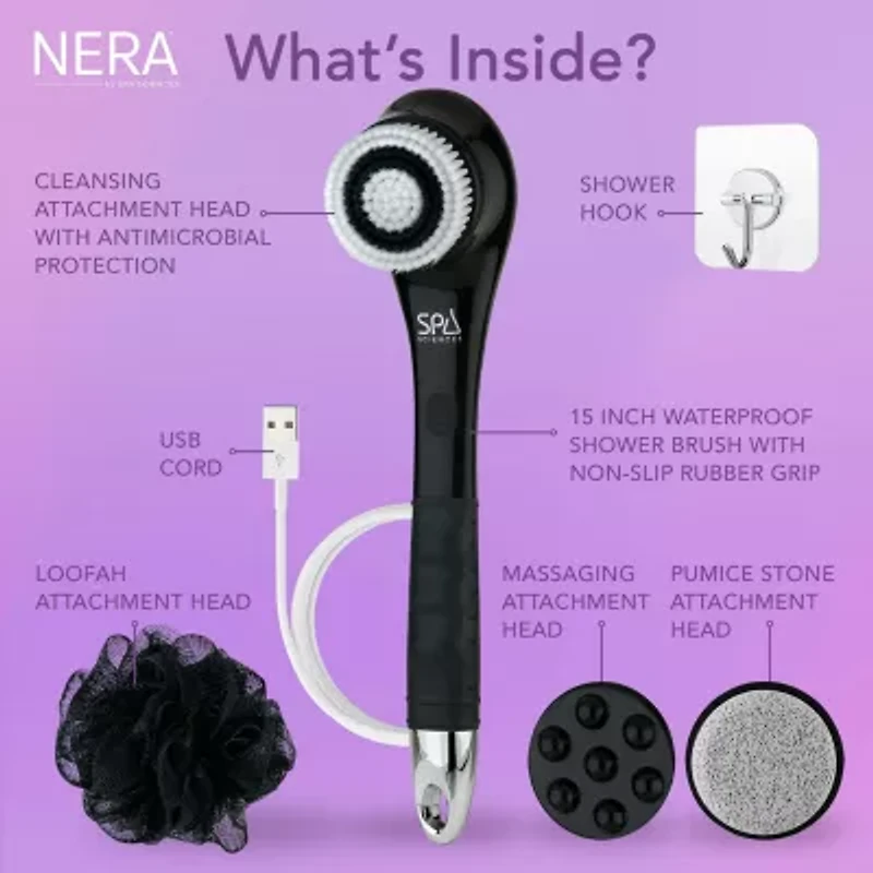 Spa Sciences Nera: Power Shower Brush