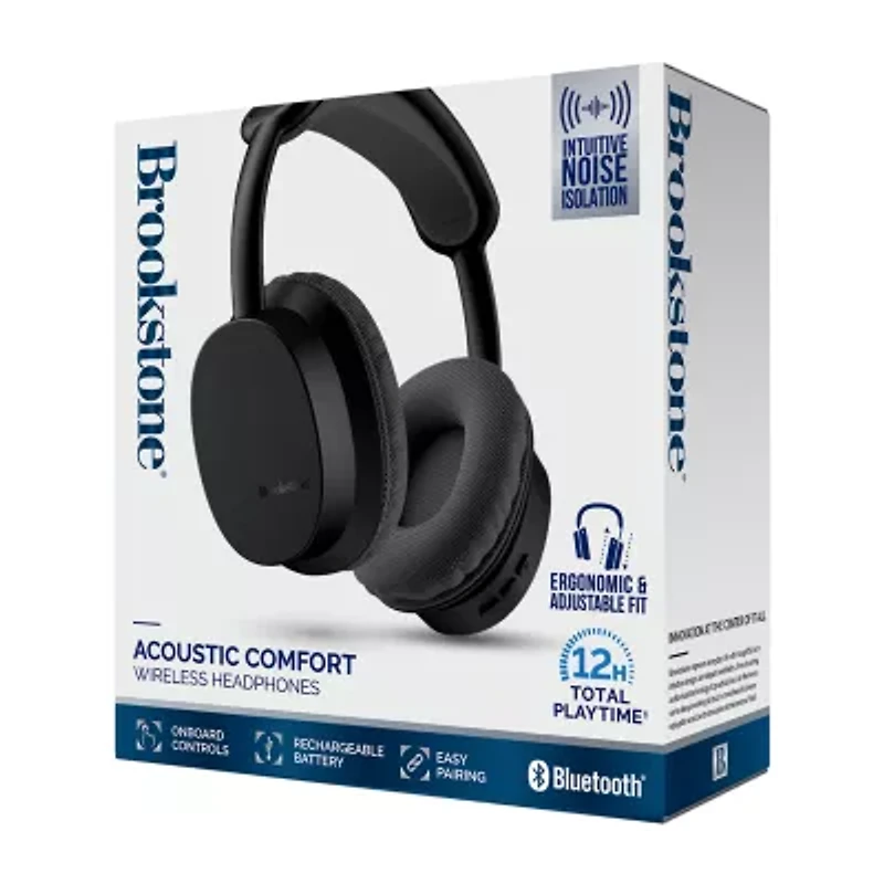 Brookstone Acoustic Comfort Wireless Headphones