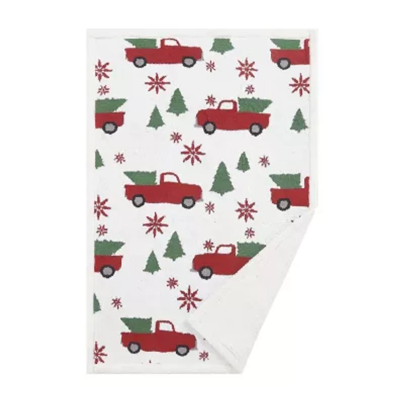 Truly Soft Cozy Tree And Truck Throw