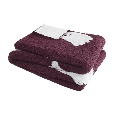 Truly Soft Cozy Ghost Reversible Throw